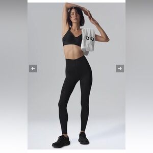 Alo Yoga Airlift Strength Extreme High-Waist 7/8 Legging XXS Black